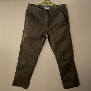 Buck Mason Olive Khaki Size 28 W 28 L
